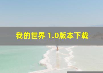 我的世界 1.0版本下载